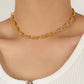 Chunky Knot Chain Choker 925 Sterling Silver Necklace