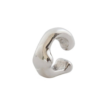 Irregular 925 Sterling Cuff Earring (Single)