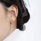 Modern Irregular Hollow Chain 925 Sterling Silver Dangling Earrings